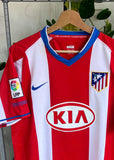 Vintage 2007/2008 Nike Atletico Madrid Home Football Jersey