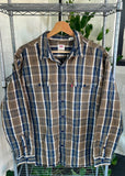 Vintage Levis Plaid Button Up Shirt