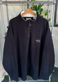 Vintage 90s Perry Ellis America Fleece 1/3 Zip Jumper