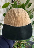 Vintage 90s Corduroy 2-Tone Hat