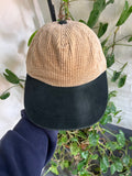 Vintage 90s Corduroy 2-Tone Hat
