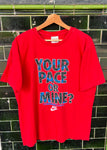 Vintage Nike ‘ Your pace or mine’ T-shirt