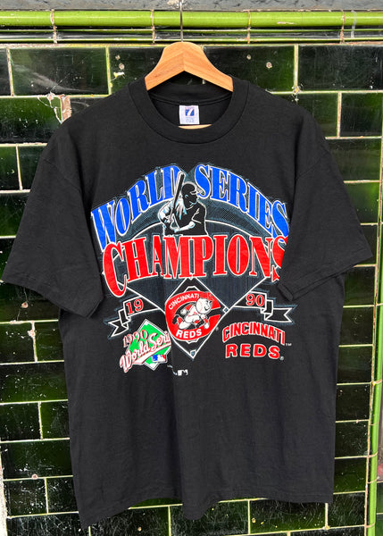 Vintage Cincinnati Reds 1990 World Series Champs T-shirt – Cool Cats Vintage